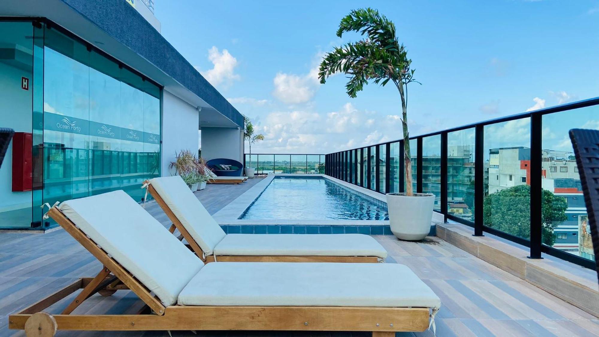 Ocean Porto Flats Aparthotel ปอร์โต จิ กาลินญาส ภายนอก รูปภาพ